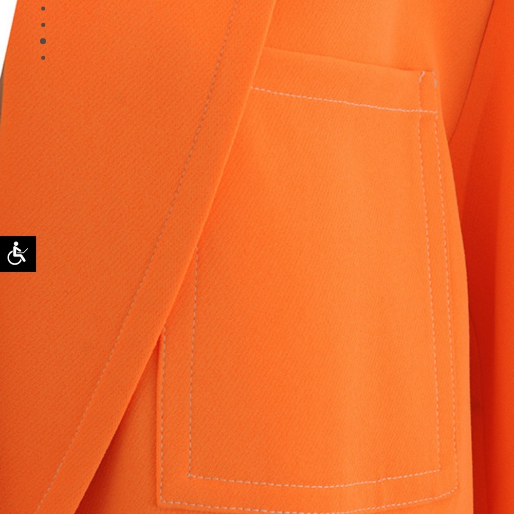 Mistress Rocks Orange Blazer - Picture 10 of 11